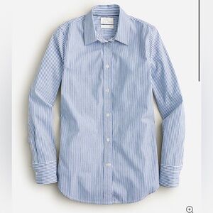 J.Crew Slim-fit stretch cotton poplin shirt in stripe